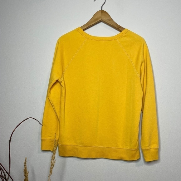 Old Navy 'Brunch Crew' Yellow Sweatshirt - Picture 4 of 7